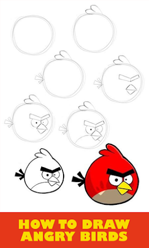 How to draw Angry Birds Screenshot 3