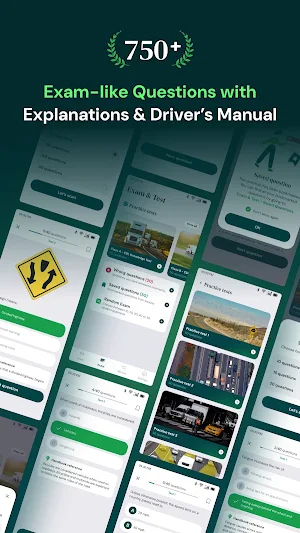 DMV Permit Practice Test Prep Screenshot 2
