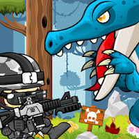 Jurassic Attack: Run 'n Gun