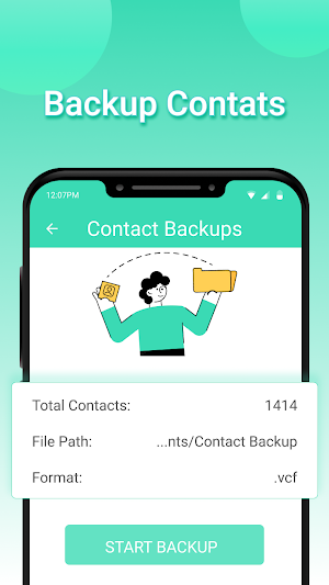 My Contacts Backup and Restore Screenshot 1