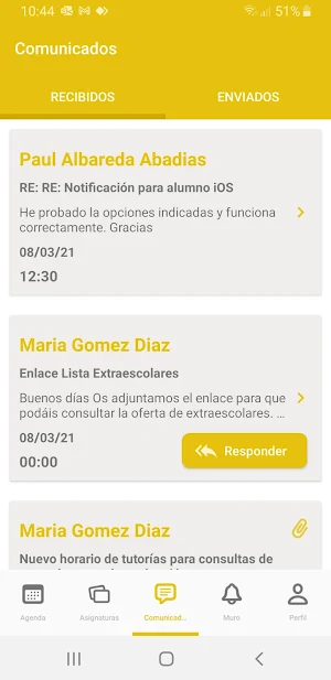 Alexia Alumnos Screenshot 3
