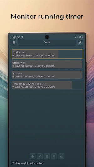 Ergomant: Time tracker Screenshot 3