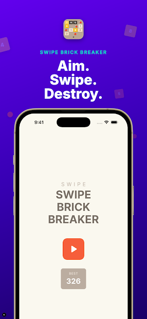Swipe Brick Breaker: Ball Hit Screenshot 0