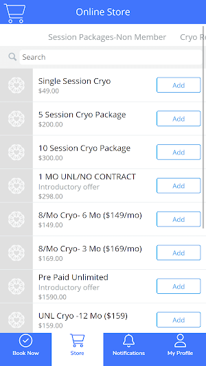 Cryo Recovery and Wellness Screenshot 3