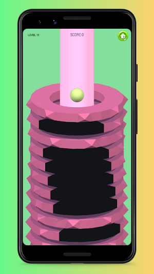 Twisty Stacks Ball Jump 3D Screenshot 3