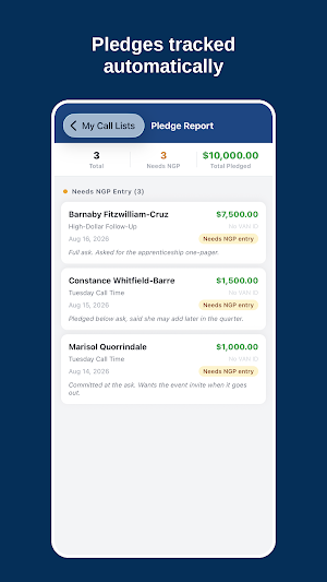 CallSheet Screenshot 1