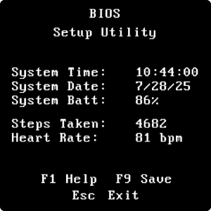 BIOS Watch Face Screenshot 3