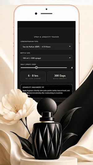 Miu Miu Perfume App Hint Screenshot 3