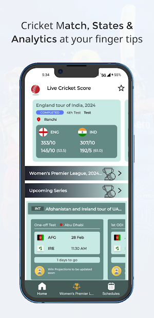 Live Cricket Score Screenshot 0