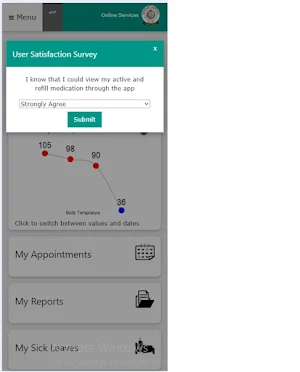 KFMMC_ الخدمات الإلكترونية Screenshot 3