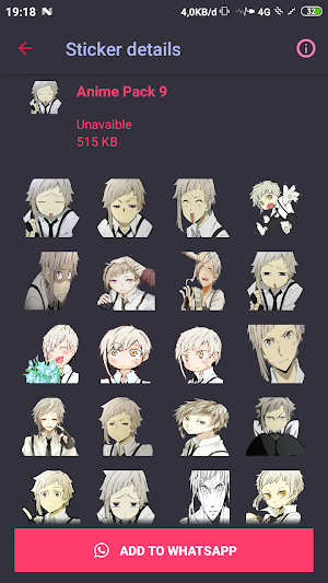 Anime Sticker For Whatsapps screenshot 7