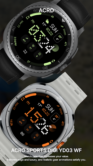 ACRO Sports Digi YD3 Watchface Screenshot 0