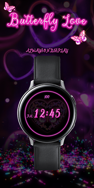 Butterfly Love_Watchface Screenshot 1