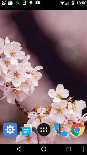 pink sakura flower wallpaper Screenshot 1