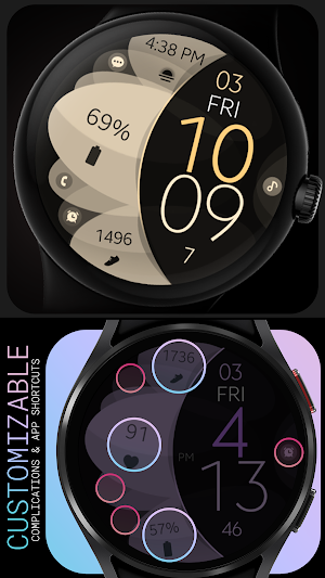 Simple Petals Watch Face Screenshot 3