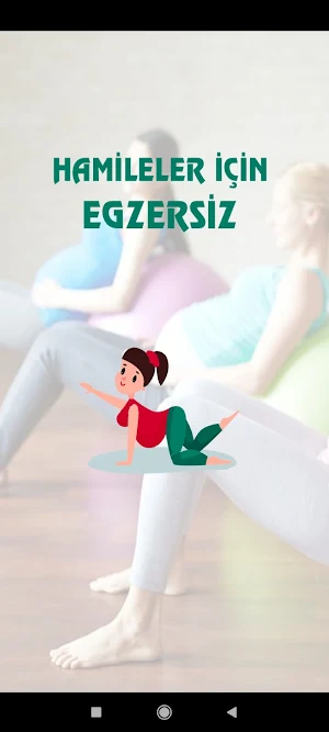 Hamile Egzersiz Fitness Screenshot 0