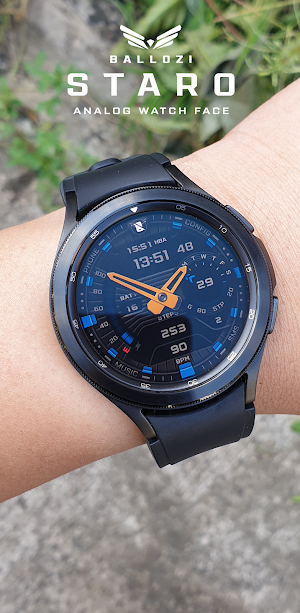 BALLOZI Staro Watch Face Screenshot 1