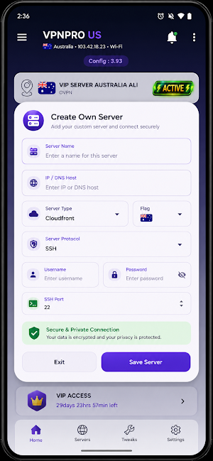 VPNPRO US-Secure & Private VPN Screenshot 2