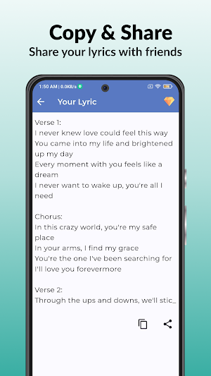 AI Lyric Generator Song Writer Screenshot 3