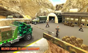 Army Tank Transport Plane Sim : Army Transporter Screenshot 1