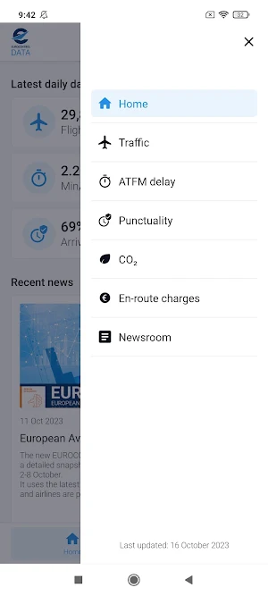 EUROCONTROL data Screenshot 1