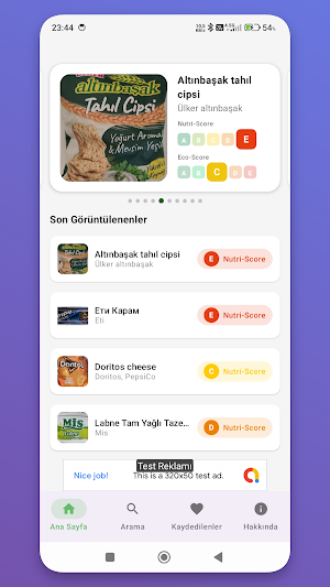 NutriApp: Besin & Diyabet Screenshot 0