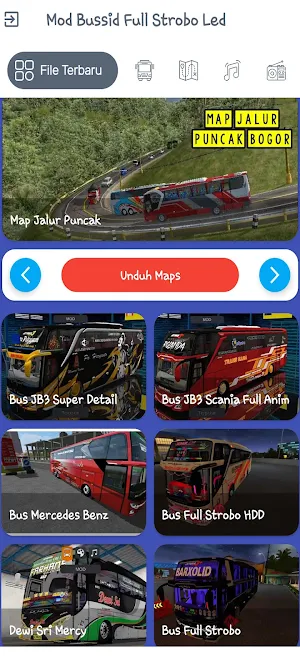Mod Bussid Bus Full Strobo Led Screenshot 1