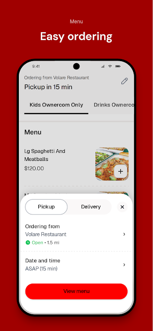Volare Restaurant Screenshot 2