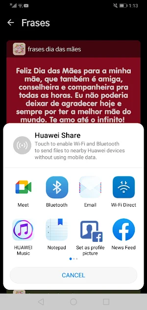 frases para o Dia das Mães Screenshot 2