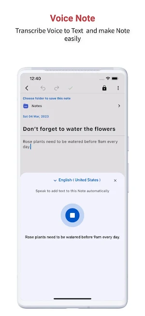 Voice Note, Notepad, Notes + Screenshot 1
