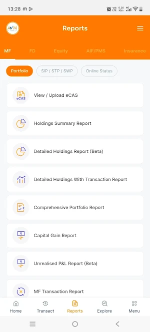 AVM FINSERVE Screenshot 2