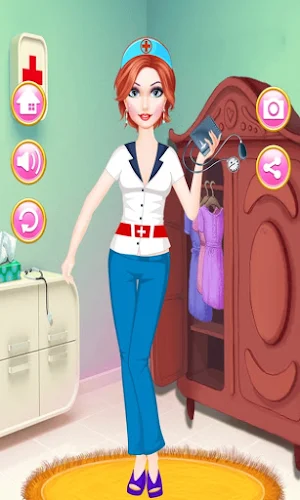 Beautiful Nurse Dress Up & Makeup Girl Screenshot 3