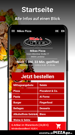 Mikes Pizza Landshut Screenshot 1