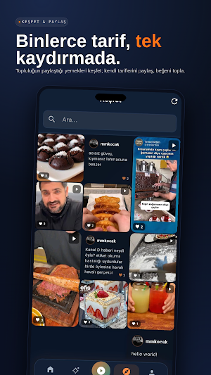 Yemekci-Tarif veren yapay zeka Screenshot 0