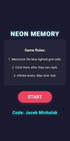 Neon Memory: Brain Puzzle Screenshot 0