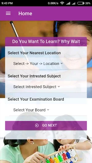 VMS HOME TUITION Screenshot 1