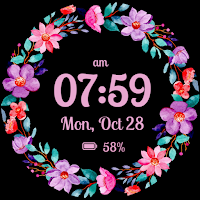 Rose Gold Elegance Watch Face