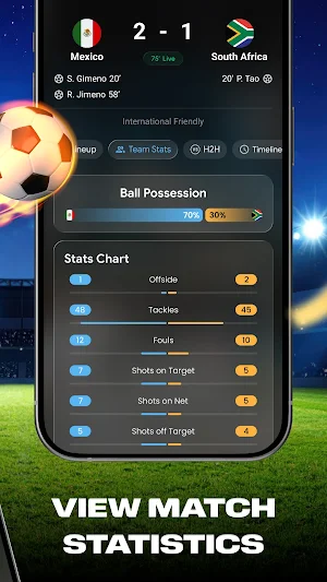 Football Score: Live & Fast Screenshot 1