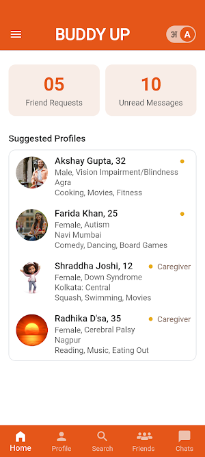 Buddy Up Network Screenshot 0