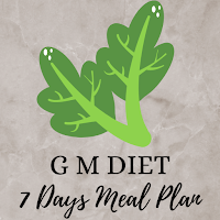 G. M DIET 7 DAYS MEAL PLAN