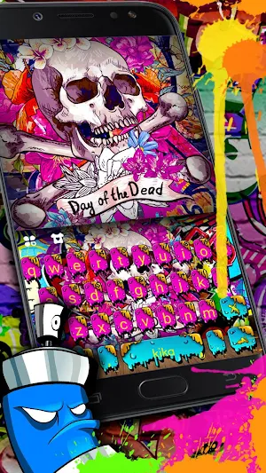 Swaggy Graffiti Keyboard Theme Screenshot 1