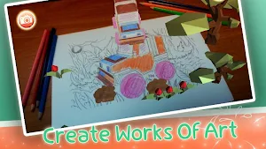 Magic Painting:Augmented Reality Coloring Book Screenshot 0