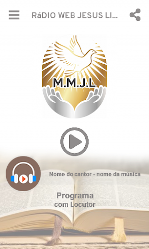 Rádio Web Jesus Liberta Screenshot 1