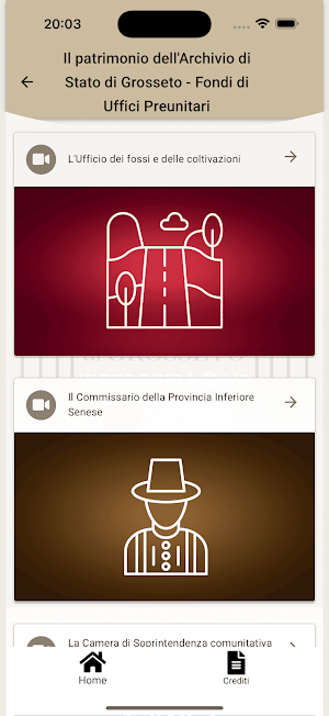 Grosseto Archivio di Stato LIS Screenshot 2