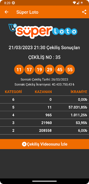 PiyangoLoto Sonuçları, KareKod Screenshot 3