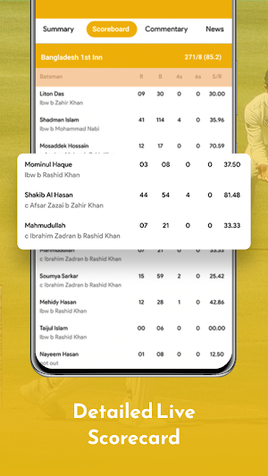 Fast Cricket Live Line Screenshot 2