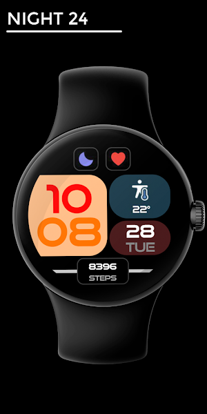 Night 24 - watch face Screenshot 0