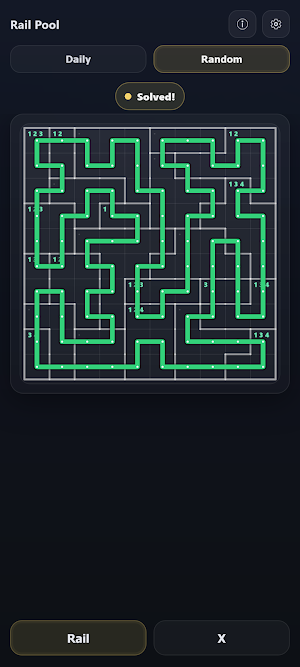 Rail Pool - Rail Path Puzzle Screenshot 2