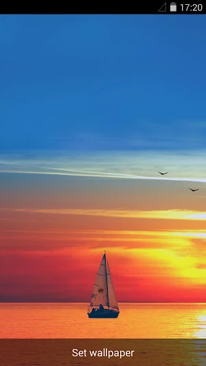 Ship on the Sea Live Wallpaper Screenshot 2