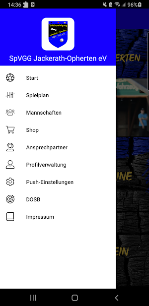 SpVGG Jackerath-Opherten e.V. Screenshot 2